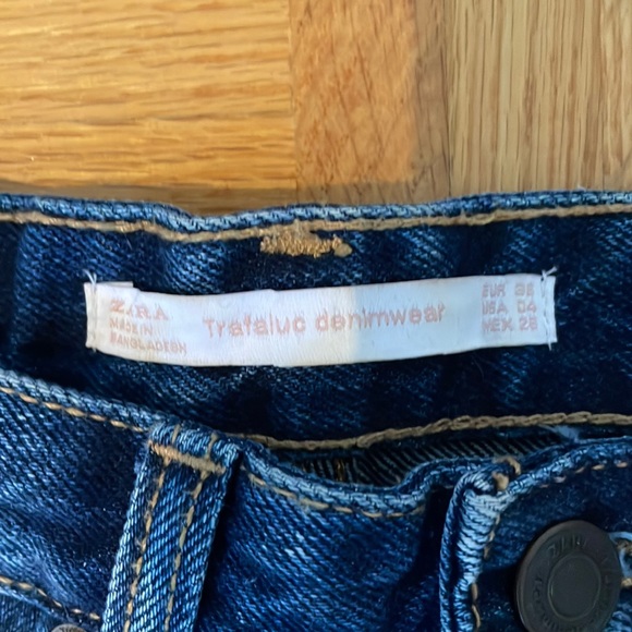 Blue distress Zara denim shorts - Picture 3 of 3